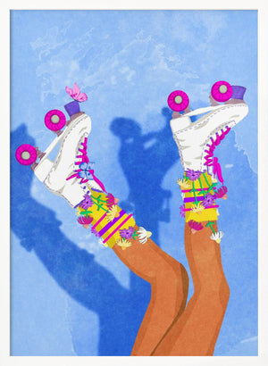 Tablou înramat „Skate like a Girl” de Raissa Oltmanns