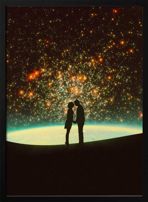 Tablou înramat „A Cosmic Kiss” de Taudalpoi