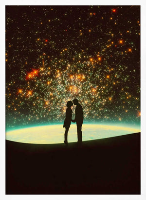 Tablou înramat „A Cosmic Kiss” de Taudalpoi