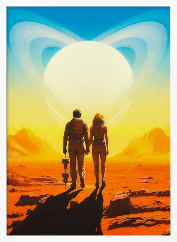 Tablou înramat „Saturn Love” de Taudalpoi