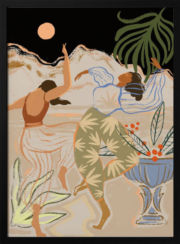 Tablou înramat „Moonlightdance” de Arty Guava