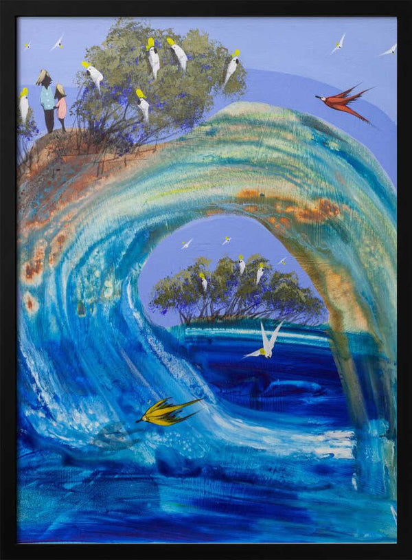 Tablou înramat „Flowing with you” de Adam Bogusz