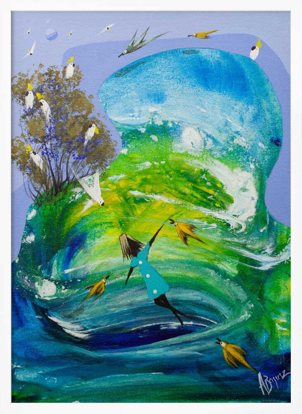 Tablou înramat „A new beginning” de Adam Bogusz