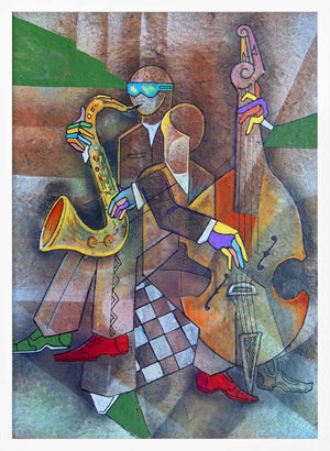 Tablou înramat „Jazz Party” de Ricardo Maya