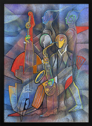 Tablou înramat „Jazz Outsider” de Ricardo Maya