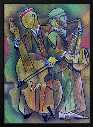 Tablou înramat „Street Jazz Party” de Ricardo Maya