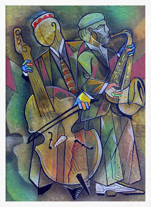 Tablou înramat „Street Jazz Party” de Ricardo Maya