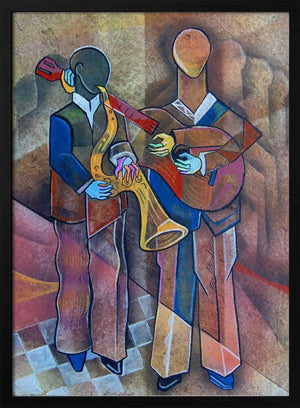 Tablou înramat „The Musicians” de Ricardo Maya