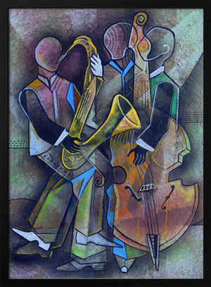 Tablou înramat „Full Jazz Playing” de Ricardo Maya
