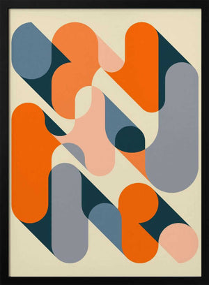 Tablou înramat „Geometrics 2” de Jazzberry Blue