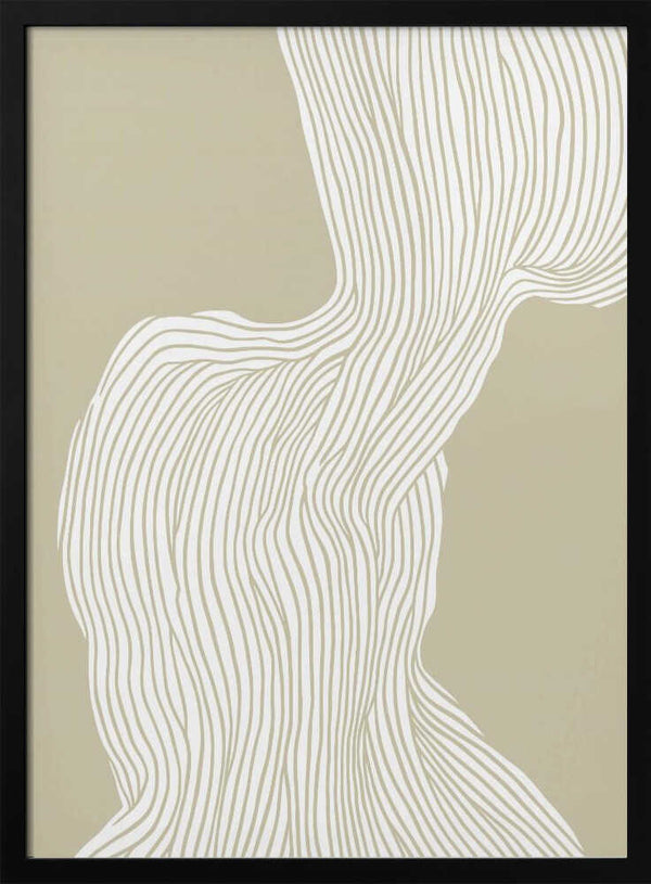 Tablou înramat „Flowing Linescape” de Treechild