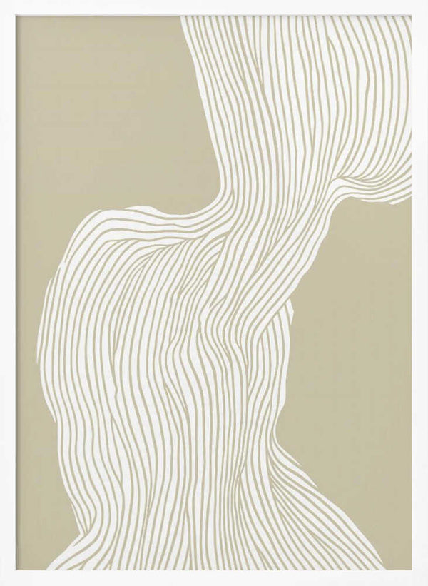 Tablou înramat „Flowing Linescape” de Treechild