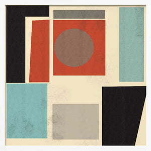 Tablou înramat „Geometric Harmony” de THE MIUUS STUDIO