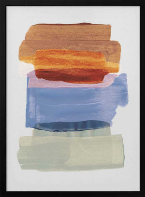 Tablou înramat „Abstract Brush Strokes 49 A1” de Mareike Böhmer