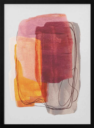Tablou înramat „Abstract Brush Strokes 51” de Mareike Böhmer