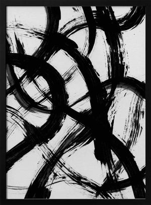 Tablou înramat „Abstract Brush Strokes 98X” de Mareike Böhmer