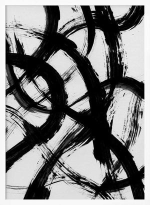 Tablou înramat „Abstract Brush Strokes 98X” de Mareike Böhmer