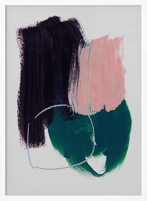 Tablou înramat „Abstract Brush Strokes 10” de Mareike Böhmer