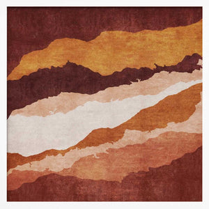 Tablou înramat „Earthy Layers” de Emel Tunaboylu