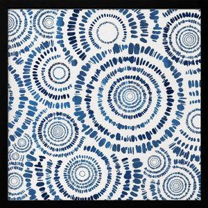 Tablou înramat „Blue Spiral Dance” de Emel Tunaboylu