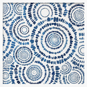 Tablou înramat „Blue Spiral Dance” de Emel Tunaboylu