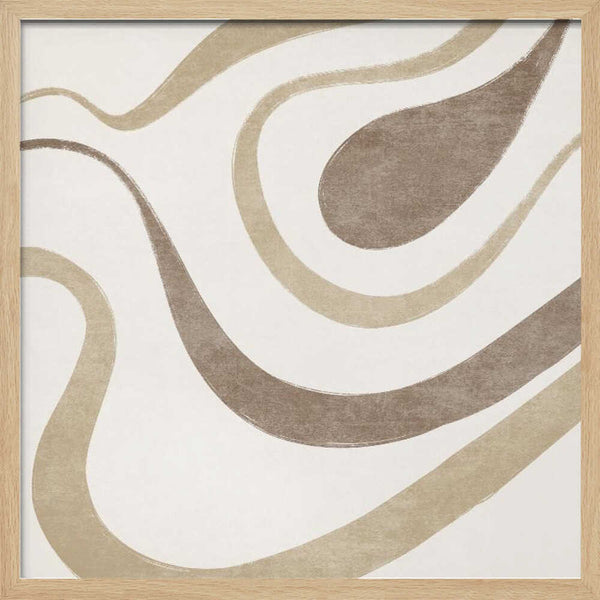 Tablou înramat „Fluid Earth Patterns” de Emel Tunaboylu