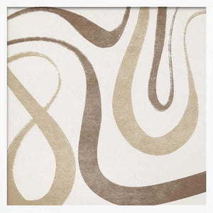 Tablou înramat „Curves and Waves” de Emel Tunaboylu