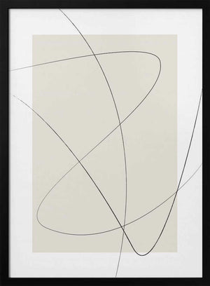 Tablou înramat „Beige Abstract” de Oju Design