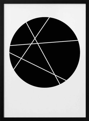 Tablou înramat „Circle Line” de Oju Design