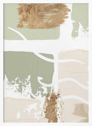 Tablou înramat „simply green-1” de Sally Ann Moss