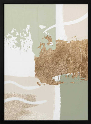 Tablou înramat „simply green-3” de Sally Ann Moss