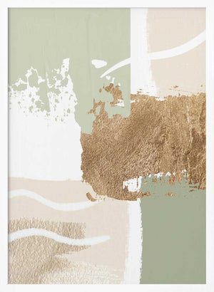 Tablou înramat „simply green-3” de Sally Ann Moss
