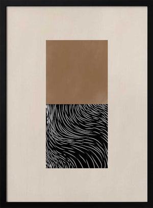Tablou înramat „Geometric and Organic Shapes” de Elena Ristova