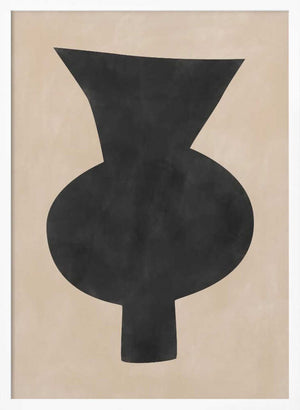 Tablou înramat „Abstract Vase Silhouette” de Elena Ristova