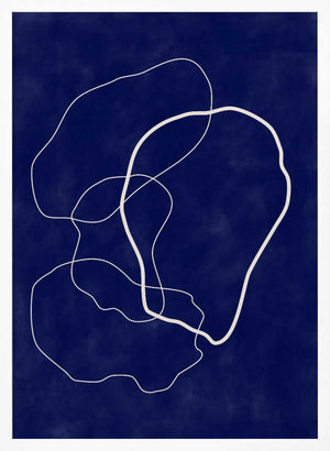 Tablou înramat „Minimalist Design with Organic Shapes” de Elena Ristova