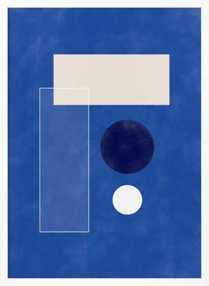 Tablou înramat „Minimalist Geometric shapes” de Elena Ristova