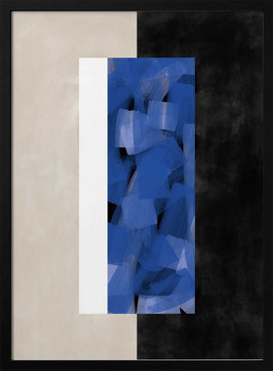 Tablou înramat „Blue Block Essence” de Elena Ristova