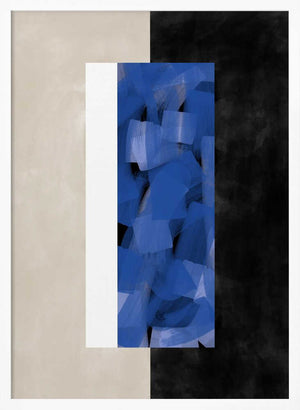 Tablou înramat „Blue Block Essence” de Elena Ristova