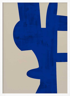 Tablou înramat „Shadows of Blue” de Elena Ristova