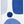 Tablou înramat „Blue Harmony Shapes” de Elena Ristova