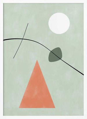 Tablou înramat „Shapes in Harmony” de Elena Ristova