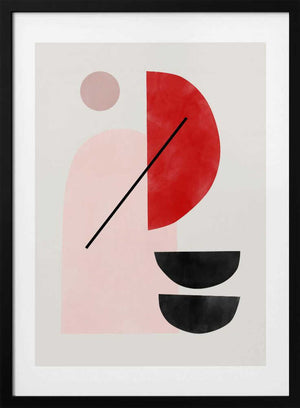 Tablou înramat „Geometric Shapes In A Minimalist Style” de Elena Ristova