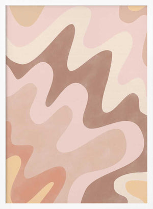 Tablou înramat „Dreamy Wavescape” de Elena Ristova
