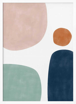 Tablou înramat „Shapes and Hues” de Elena Ristova