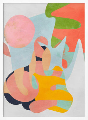 Tablou înramat „Pastel cut out” de Ana Rut Bre