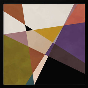 Tablou înramat „Mid Circles Terracotta Blck3” de Ana Rut Bre