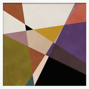 Tablou înramat „Mid Circles Terracotta Blck3” de Ana Rut Bre