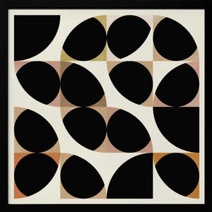 Tablou înramat „Circles Nov 19  B Unround Dots” de Ana Rut Bre