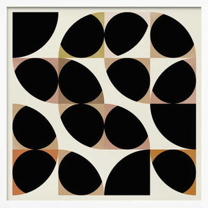 Tablou înramat „Circles Nov 19  B Unround Dots” de Ana Rut Bre