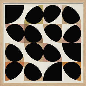 Tablou înramat „Circles Nov 19  B Unround Dots” de Ana Rut Bre